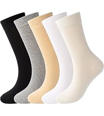 5 Pairs(white + Black + Cream + Gray + Beige)