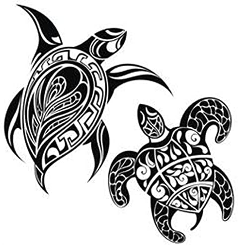 Artsure 6 Sheets Temporary Fake Tattoos For Men Adults Turtle Sea Animal Art Figure Ocean Age Temporary Fake Tattoo For Women Neck Arm Chest For Woman 3 7 X 3 7 Inch