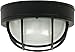 Craftmade Z395-05-NRG Bulkhead Outdoor Marine Flush Mount Ceiling Lighting, 1-Light, 13 Watts, Textured Matte Black (10"W x 6"H)