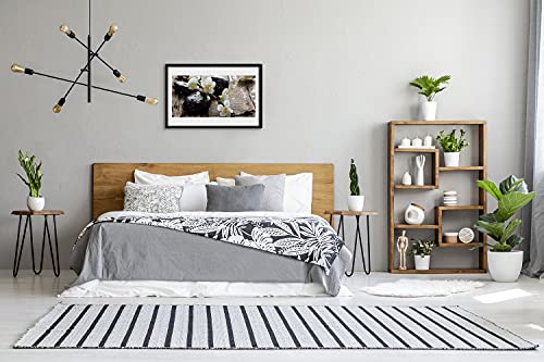 Affiche encadrée 60x40 cm fleurs cadre robuste sans déformation - 2