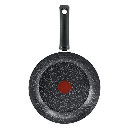 Frigideira Francesa Rochedo Stone Pro 28 cm, Efeito Pedra - Preto e Cinza 1 41M8sZYzr8L