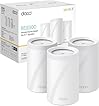 TP-Link Deco Routeur WiFi 7 Mesh BE9300 Tri-Bande, Port Ethernet 2,5G, Couverture de 530㎡, Itinérance IA Transparente, Connectez 200 appareils, Compatible Toutes Les Box Internet, Deco BE65(3-Pack)