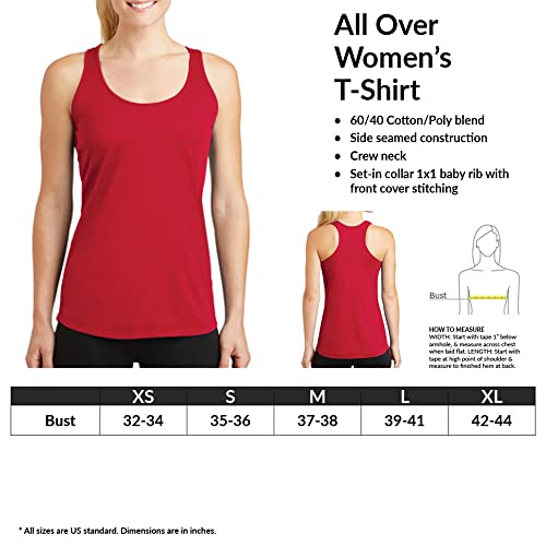 British Flag Union Jack All Over Womens Work Out Tank Top Multi Md #TOP5