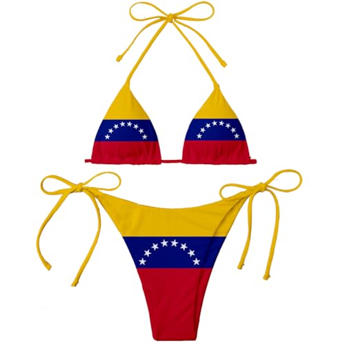 Venezuela Flag Women Micro Sexy Bikini