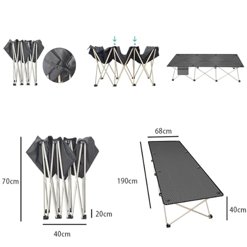 Lit de couchage confortable et robuste pour vos nuits sous la tente - 2