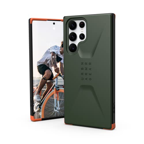 Funda Samsung Galaxy S22 Ultra UAG Civilian color oliva con proteccion antigolpes