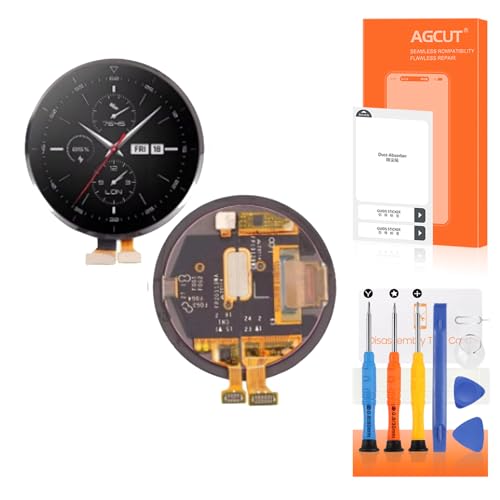 Original for Huawei Watch GT 2 Pro 46MM Screen Replacement for Huawei Watch GT 2 Pro 46MM LCD Display VID-B19 LCD Digitizer Touch Screen Assembly Repair Parts with Tools