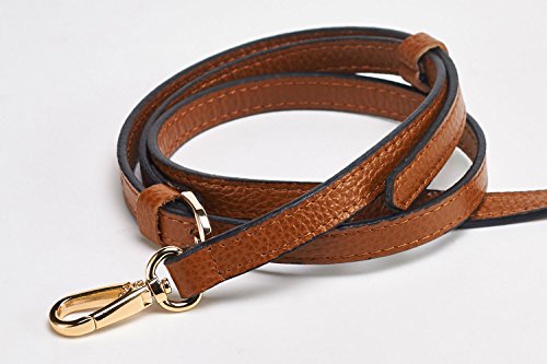 Image of LIVE UP Full Grain Purse Strap Genuine Leather Replacement for Cross Body Bag Handbags