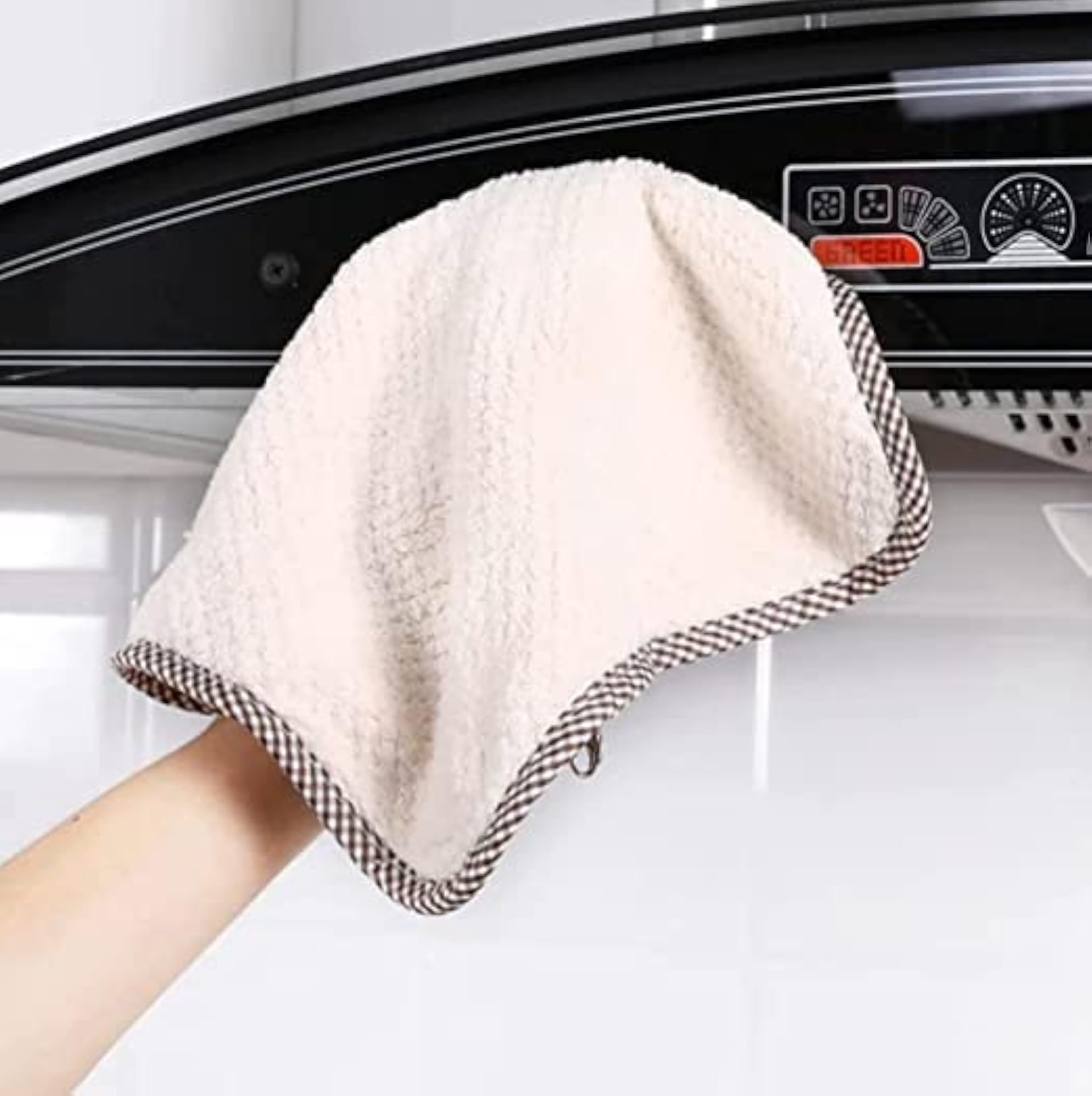 Double-Sided Reusable Microfiber Cleaning Cloth, 2 Pcs