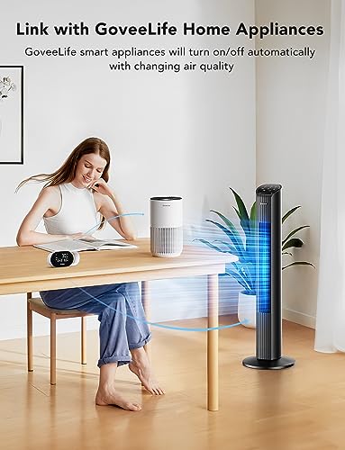 Goveelife H5106101 Smart Air Quality Monitor With Pm2.5, Wifi, Temperature & Humidity Sensors thumb #1