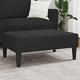 générique poggiapiedi nero 77x55x31 cm velluto,mobili,pouf,nero,14.99 lb,379560