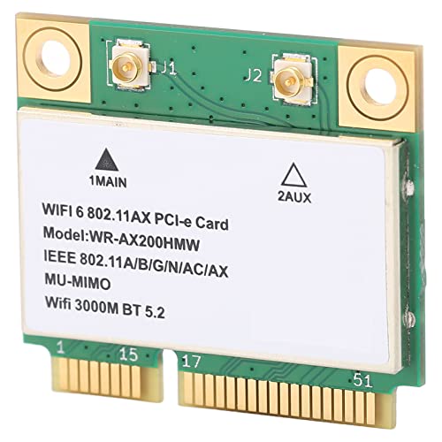 Keenso Durable WIFI6 Wireless Net Card con Tecnología Mu Mimo Multi Hilo para Conexión Fluida miniatura 4