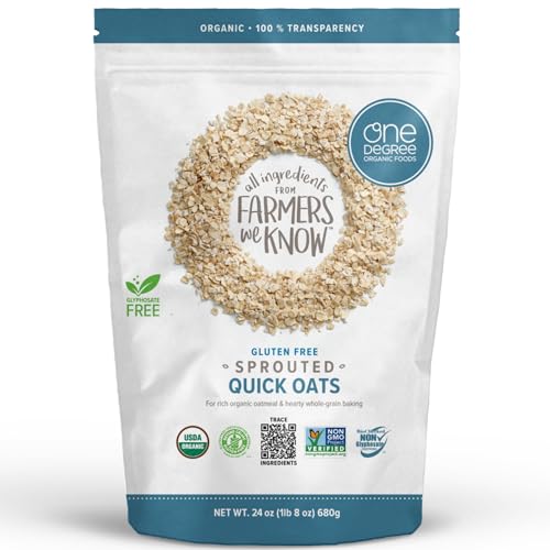 Independent Cuisine Organic Food, Gluten Free, Fast Sprouted Oats, 24 Oz, 1 Pack