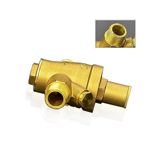 Vanne de réduction d'eau DN15 réglable 1/2 en laiton avec manomètre - 6