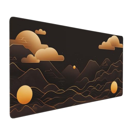Gaming mouse pad y alfombrilla de oficina de 60x30 cm con diseño abstracto 2