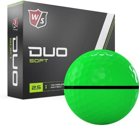 Wilson Staff 2023 Duo Soft Green AlignXL Golf Balls