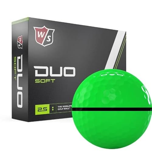 Wilson Staff 2023 Duo Soft Green AlignXL Golf Balls