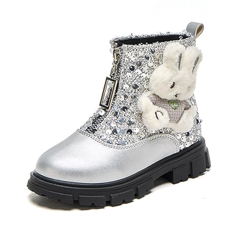 IWIHMIV Girl Snow Boots Girls Winter Boots Winter Boots Girls Kids Cute Snow Boots Waterproof Outdoor Cute Short Winter Boots2