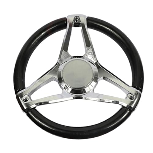 ZGYDNM Ship Steering Wheel Boat Steering Wheel Replacement Weatherproof Plastic Fit for Yacht Marine Comfortable