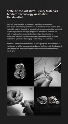 Image of Moondrop Dark Saber 2DD+8BA(Per Side) in-Ear Earphone Reference in-Ear Mintors with 0.78 2Pin Cable