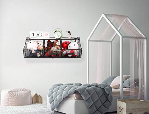 Tqvai Wall Hanging Fruit Basket Kitchen Produce Storage Vegetable Organizer, Deep Brown #TOP2