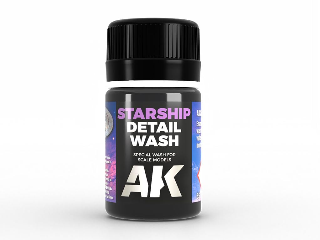 Ak Interactive Ak Starship Weathering Ak636 Starship Detail Wash (35Ml) 35Ml