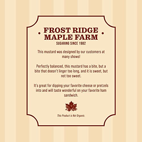 Frost Ridge Maple Farm, Champagne Maple Mustard (8 Ounce) #TOP5