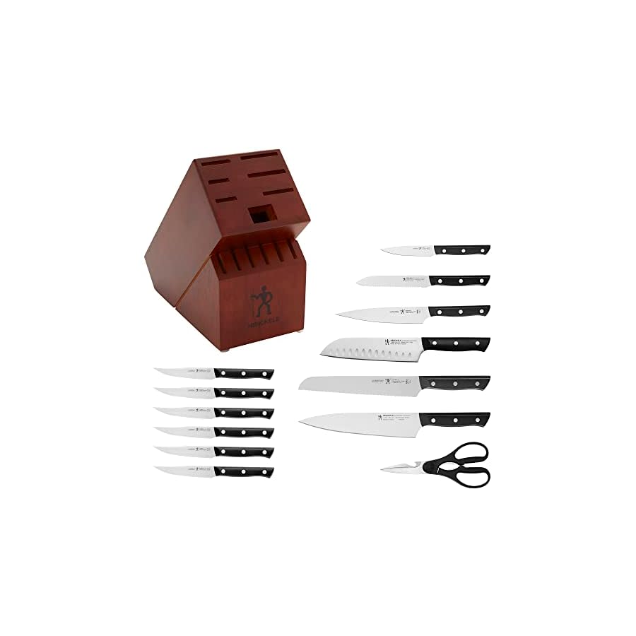 HENCKELS Everedge Dynamic Razor-Sharp 14-Piece Knife Set with Block, Chef Knife, Bread Knife, Steak Knife, German Engineered Informed by 100+ Years of Mastery