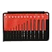 Mayhew Tools 62254 Pilot Punch, 12-Piece Set Kit Bag, Black Oxide Finish