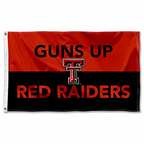 Texas Tech Red Raiders Hand Signal Large Outdoor Banner Flag