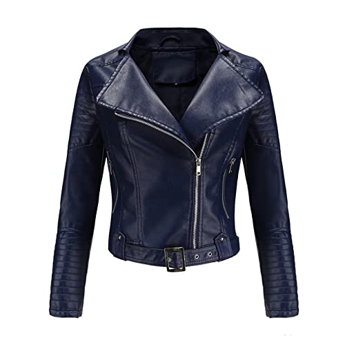 Veste en cuir synthétique femme idéale pour vos sorties et trajets urbains