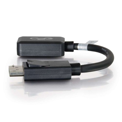C2G/Cables to Go 54322 8in C2G/Cables to Go DisplayPort M to HDMI F BLK, Black, 0.7 Feet - Image 3