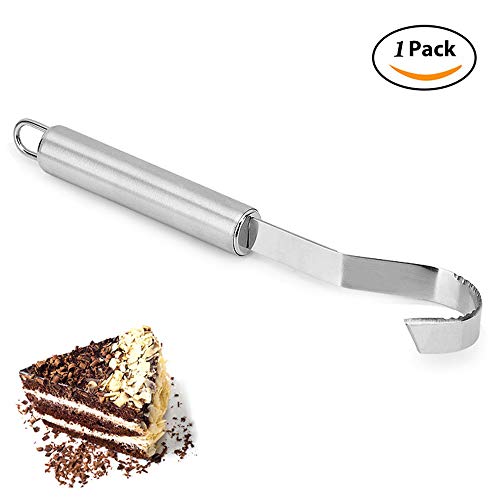 Preisvergleich Produktbild ZAFFIRO Schokoladen Käse Butter Lockenwickler, Käsereibe Edelstahl Späne Klinge Kuchenhobel Hakenform Dekorationen Reiben Backutensilien