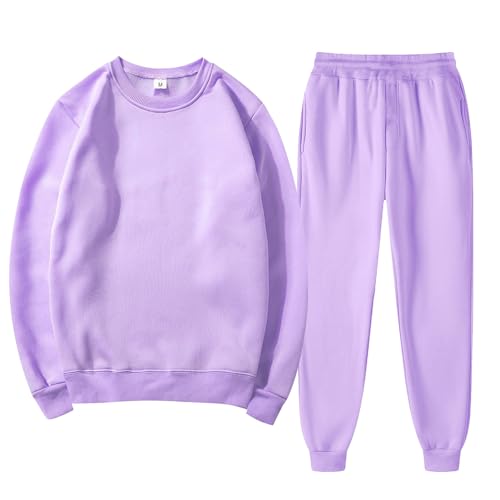 Womens Sweatsuits 2 Piece Set 2025 Fall Long Sleeve Top and Jogger Sweatpants with Pocket Casual Fashion Tracksuit