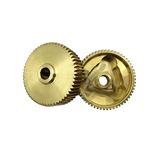 HD Brass Headlight Motor Gear Upgrade Kit fit for Chevy Corvette 1988-1996,Permanent Repair Solution for Stuck or Inoperative Pop-Up Headlights - Replaces Fragile Plastic Gear