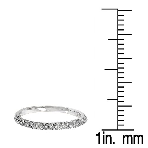 Dazzlingrock Collection 10K Solid Gold Round Light Colored Peridot and White Diamond Engagement Bridal Promise Ring4