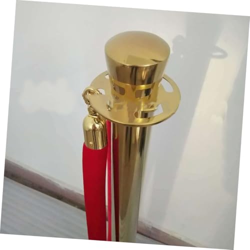 Cordes de guidage velours rouge haut de gamme avec crochets de fixation robustes