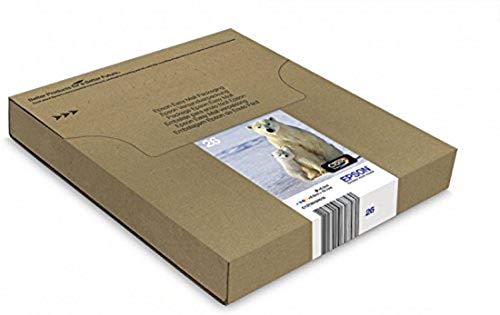 Original 26 Tinte Eisbär (XP-600 XP-700 XP-800 XP-510 XP-710 XP-615 XP-610 XP-810 XP-720 XP-820 XP-520 XP-620 XP-625, Amazon Dash