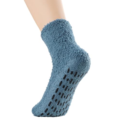 Image of Zando Women's Soft Fuzzy Socks - Thick, Warm, Fluffy, Comfy Home Sleeping Socks