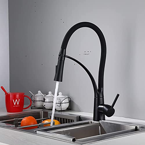 Mitigeur de cuisine Ksunun au design à arc élevé avec douchette intégrée
