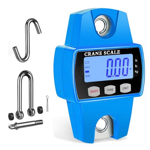 El Mejor Listado de Cazos los 5 mejores. 42 Carivia Báscula Electrónica Colgante, Báscula Lcd Digital Portátil de 660 Lb y 300 Kg,Bascula Digital Comercial con Ganchos para Granja, Caza, Pesca Al Aire Libre