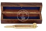 Samara Nautical Divisore professionale in ottone con motivo dritto da 15,2 cm, divisore per disegno geometrico, con custodia in legno