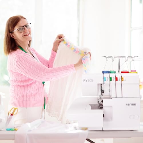 Feiyue Fy505 Serger Overlock Machine With 2/3/4 Thread Capability thumb #6