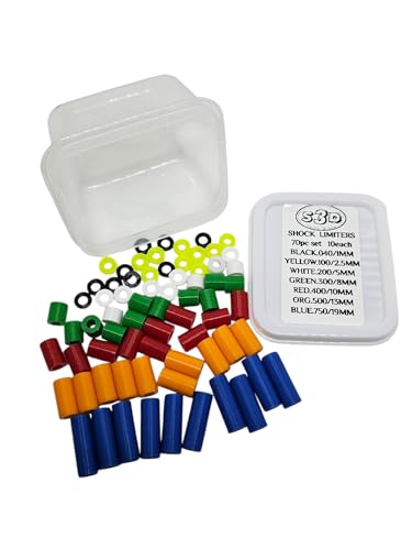 Mudboss RC Shock Internal Limiters (3mm Shock Shaft) (70pcs) 7 different colors