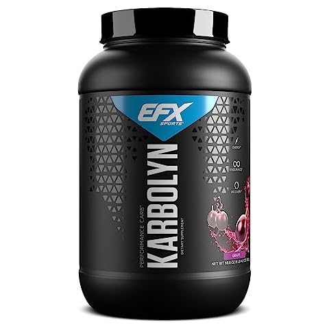 EFX Sports Karbolyn Fuel | Fast-Absorbing Carbohydrate Powder | Carb Load, Sustained Energy, Quick Recovery | Stimulant Free | 37 Servings (Grape) Cover