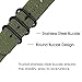 Digit.Tail Sport Military Nylon Replacement Bands Universal 26mm Watch Strap Band Accessory with Pins and removal tools for Garmin Fenix 3 / Fenix 3 HR, Fenix 5X / 6X / 7X Smart Watch (Green)