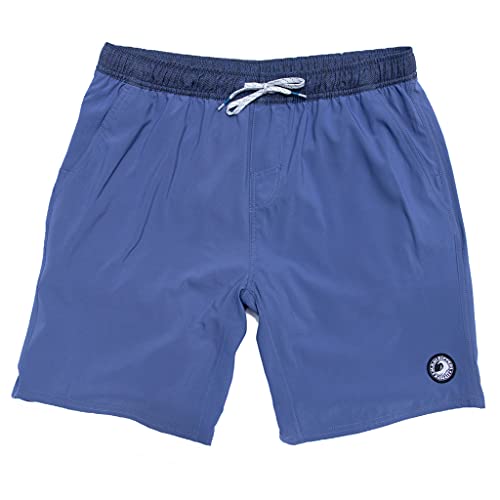 Maui Rippers Men's Performance Workout Shorts (Reef Blue, XXLarge)