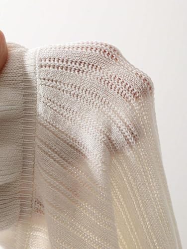 Women Ruffle Trim Tie Knot Ribbed Knit Crop Cardigan Casual Slim Fit Long Sleeve Open Front Crop Sweater Shrugs2