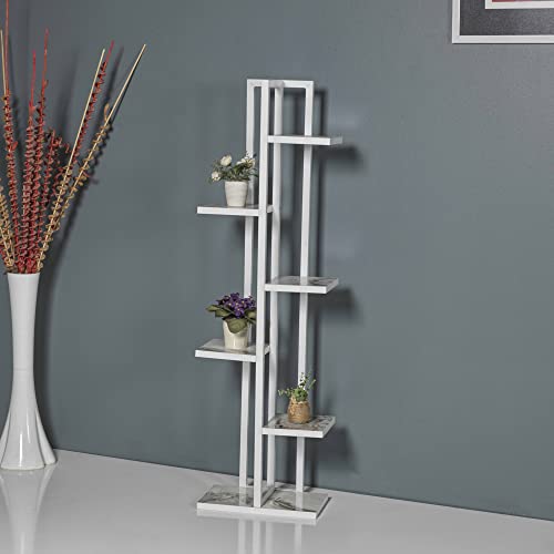 [en.casa] Blumenständer Tohmajärvi 6 Ebenen Blumenregal 120 x 34 x 21 cm...