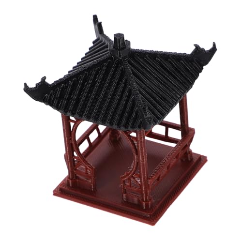 QUMIIRITY Miniatura Statua Padiglione Decorativa Per Paesaggio Ornamentale Da Giardino Stabile Accessorio Per Acquario e Decorazione Di Moss e Bonsai